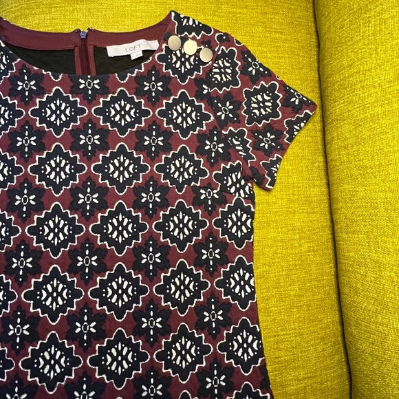 Ann Taylor LOFT Mod Style Dress Size 0 - Picture 7 of 16